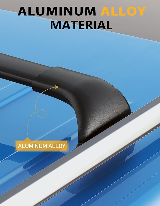 Tuyoung 220lbs Roof Racks Cross Bars Compatible with Ford Expedition/Max 2018-2026 & Lincoln Navigator 2018-2024, Heavy Duty Aluminum Crossbar Roof Rail Cargo Carrier Rooftop Car Accessories