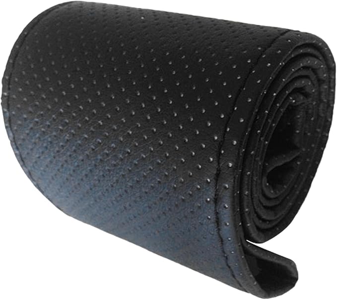 Steering Wheel Cover 38cm Fit Hand Sewn Microfiber Leather Car Steering Wheel Cover for Most Vehicles Non Slip Comfortable Driving Grip