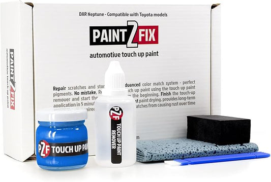 DAR Neptune | Bright Blue | Nitro Blue Touch-Up Paint Kit for Scratches and Chips - Compatible with Toyota Models