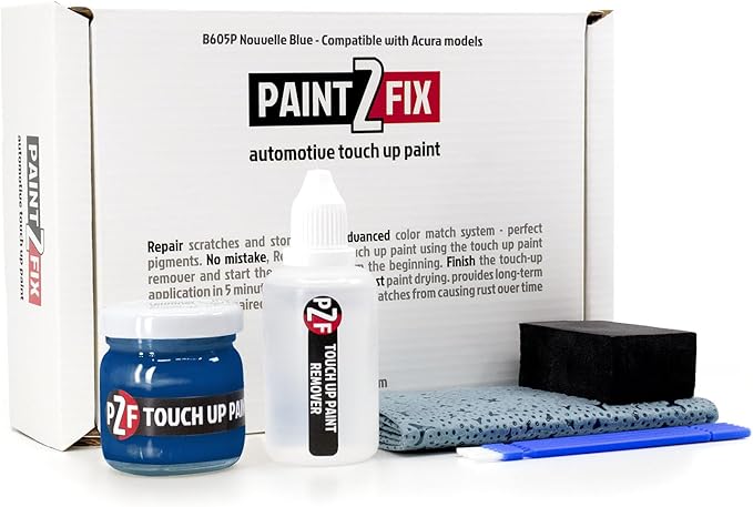 B605P Nouvelle Blue Touch-Up Paint Kit for Scratches and Chips - Compatible with Acura Models