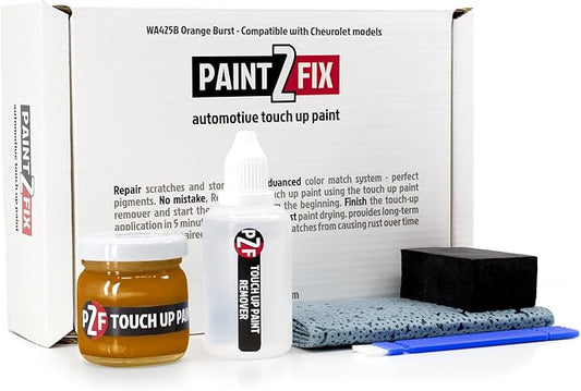 WA425B Orange Burst | Burning Hott Touch-Up Paint Kit for Scratches and Chips - Compatible with Chevrolet Models