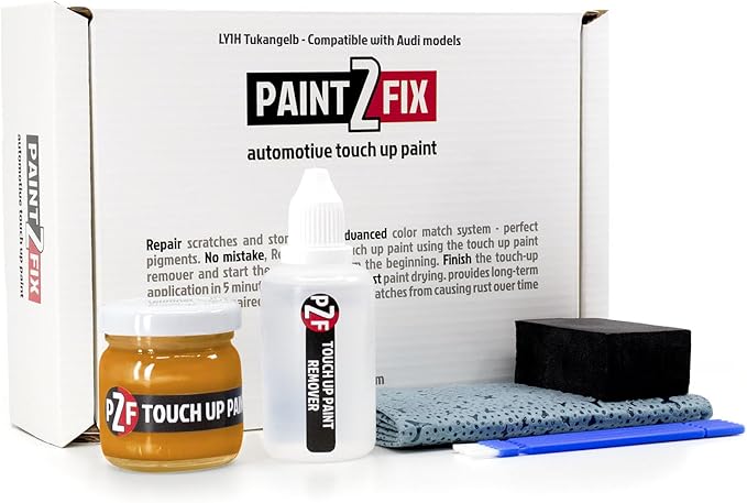 LY1H Tukangelb Touch-Up Paint Kit for Scratches and Chips - Compatible with Audi Models