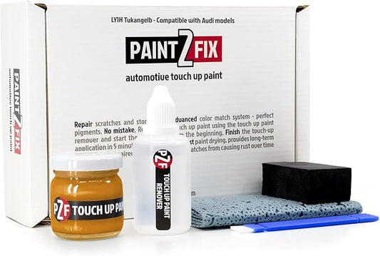 LY1H Tukangelb Touch-Up Paint Kit for Scratches and Chips - Compatible with Audi Models