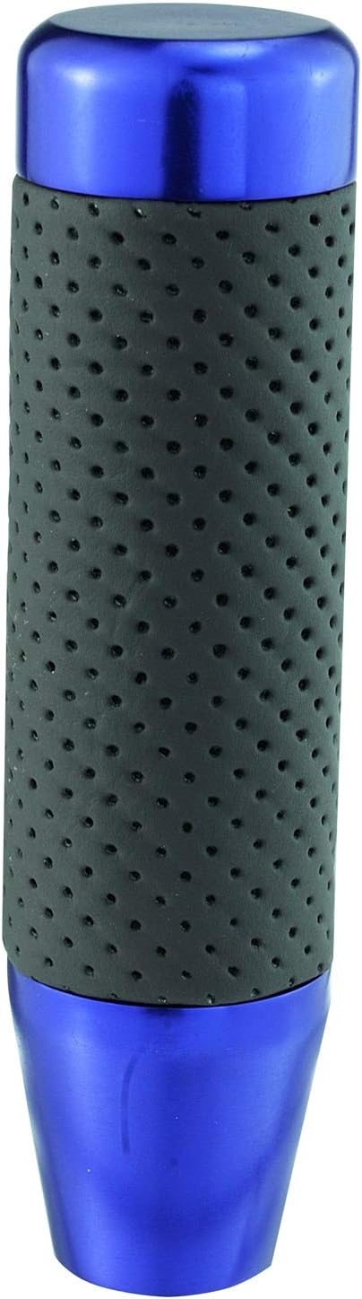 Abfer Weighted Shift Knob Short Stick Gear Shifter Adapter Leather Shift Knobs for Most Automatic Manual Vehicle Trucks,Blue