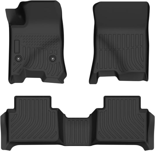 Cartist Floor Mats Fit for Chevrolet Chevy Colorado (Crew Cab) & GMC Canyon 2023 2024 2025 2026, All Weather Floor Mats for Colorado Accessories Heavy Duty