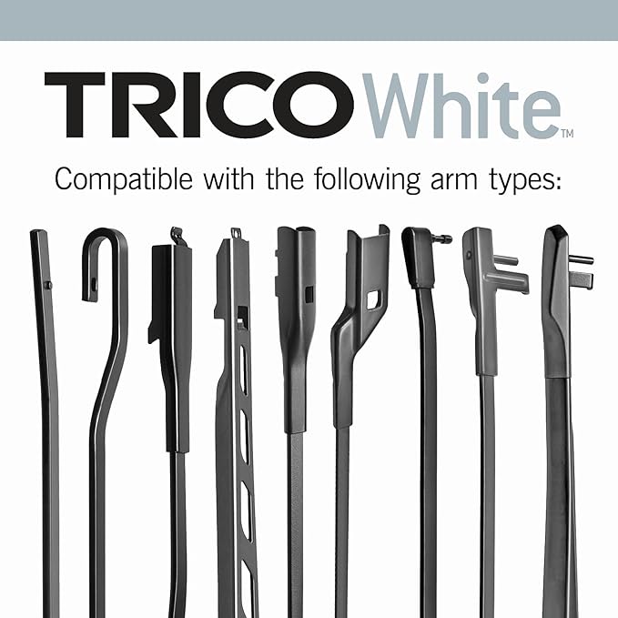 TRICO White 28" + 16" Extreme Weather Premium Winter Automotive Replacement Windshield Wiper Blades (Set of 2), Passenger and Driver Side All-Weather Beam Wiper Blades for Select Vehicle Models