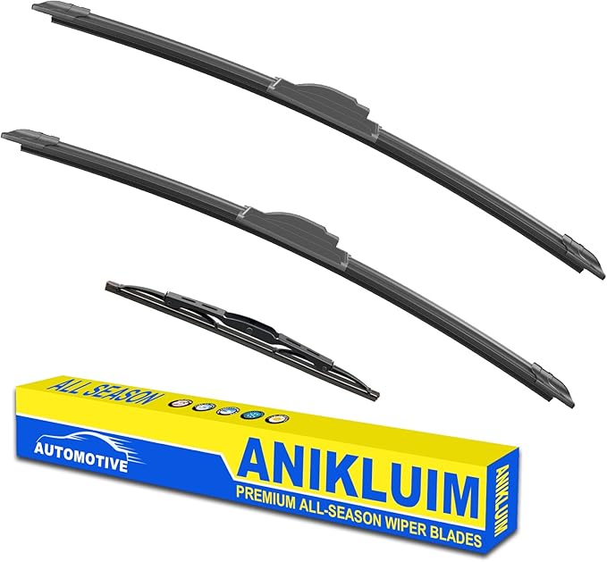 ANIKLUIM® 22"+22" Wiper Blades with 13" Rear Wiper Blade Set Replacement for 2015-2020 Chevrolet Tahoe GMC Yukon Chevrolet Suburban Windshield Wipers Original Factory Quality (Pack of 3)