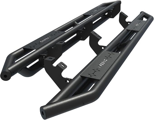 Heavy Duty Metal Running Boards Side Steps Nerf Bars Compatible with 2024 2025 Toyota Tacoma Double Cab with 4 Full Size Doors(4th Generation)