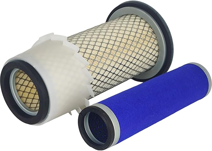 Maintenance Filter Kit Compatible with John Deere 790 (SN -790000) Engine 3TNE84 Compact Utility Tractor M806419 M801101 MIU804763 UC11955 CH12881 Oil Fuel Primary Secondary Air Filter Set