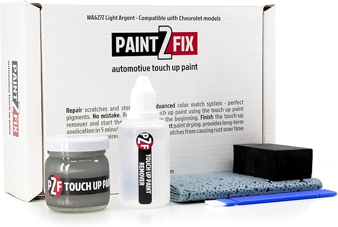 WA6272 Light Argent Touch-Up Paint Kit for Scratches and Chips - Compatible with Chevrolet Models