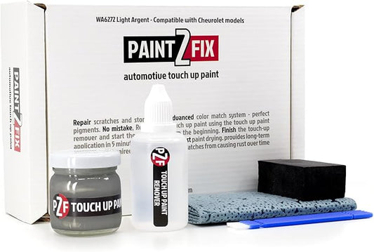 WA6272 Light Argent Touch-Up Paint Kit for Scratches and Chips - Compatible with Chevrolet Models