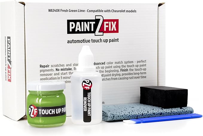 WA340X Fresh Green Lime Touch-Up Paint Kit for Scratches and Chips - Compatible with Chevrolet Models