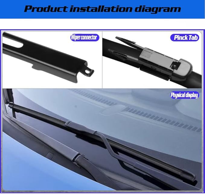 Front and Rear Windshield Wipers Original Equipment Replacement For Mercedes-Benz GLA250 GLA45AMG 2013~2015 BMW X1 2009-2015 Front Windscreen Wiper And rear wiper blade