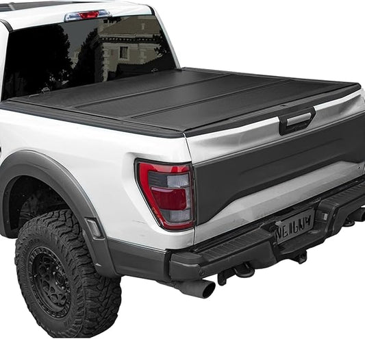 Hard Tri Fold Low-pro Tonneau Cover compitable with 2002-2025 Ram 1500(Classic Only)&2003-2025 Ram 2500 3500 6.4ft(76.3") Bed w/o RamBox