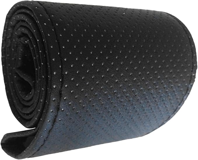 Steering Wheel Cover 38cm Fit Hand Sewn Microfiber Leather Car Steering Wheel Cover for Most Vehicles Non Slip Comfortable Driving Grip