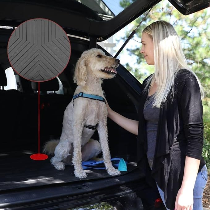 Kia Soul 2020-2026 (Lower Cargo Area) Cargo Liner 3D Custom Fit Heavy Duty All Weather Rubber Car Trunk Liners Waterproof Odorless Non-Slip Soft TPE Cargo Mats (Black) by RizLiner