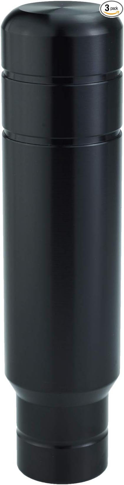 Abfer Metal Heavy Shift Knob, 5" Aluminum Alloy Weighted Gear Lever Stick Shifter Handle Fit Most Manual Vehicle (Black)