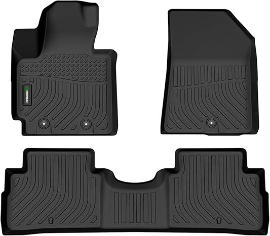 ANBINGO®Floor Mats Fit for Kia Soul 2014-2019 All Weather Mats for Kia Soul TPE Car Mat Rugs for Soul Rubber Trunk Carpet for Soul Automotive Accessories