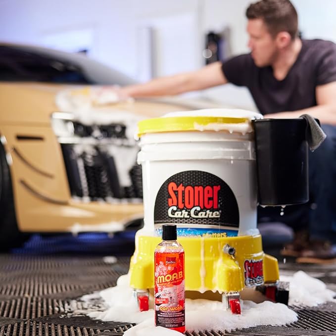 Stoner Car Care 91606 M.O.A.B. High Foaming Car Wash Soap Variety Pack – pH-Neutral, Ultra Concentrated, Safe for Wax & Sealants, Works with Foam Cannon or Bucket – 16 fl oz (Pack of 4)