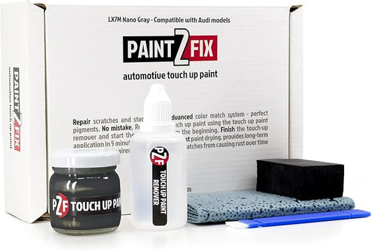 LX7M Nano Gray | Nanograu Touch-Up Paint Kit for Scratches and Chips - Compatible with Audi Models