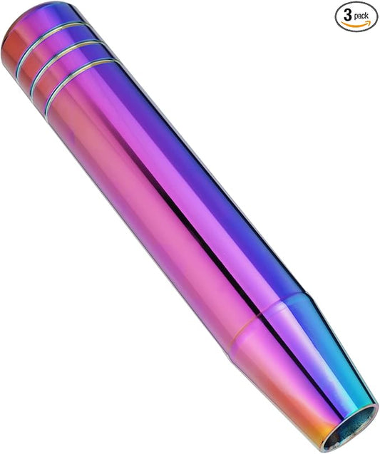 Abfer Long Shift Knob Car Gear Stick Weighted Shifter Knobs Extension Metal Shifting Lever Fit Most Manual Automatic Transmission Vehicle (Multicolor)