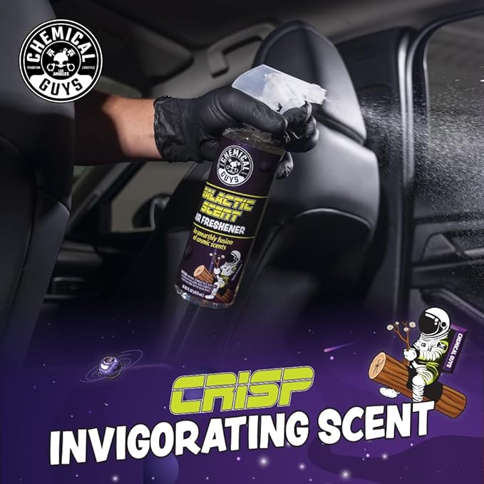 Chemical Guys Galactic Scent, Air Freshener, Great for Cars, Trucks, SUVs, RVs, Home, Garage, Workspace, Dorm Room & More (16 Fl Oz) - AIR25516