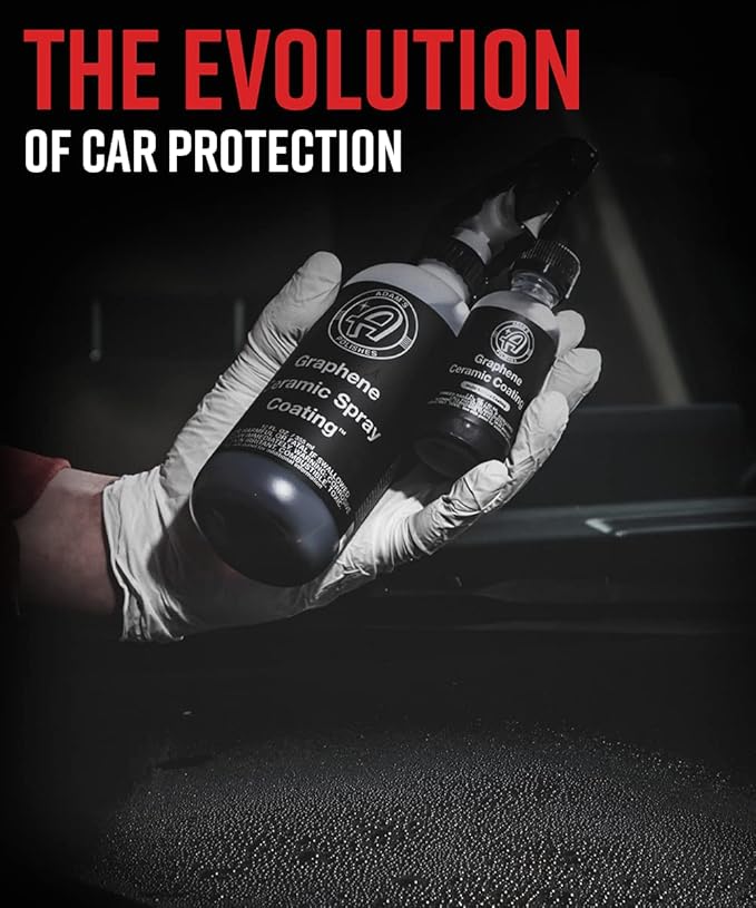 Adam's Polishes Graphene Ceramic Spray Coating - Sprayable Graphene Oxide Ceramic Coating for Cars, Boats, RV's & Motorcycle | Adds Extreme Gloss, Depth, Shine & Protection
