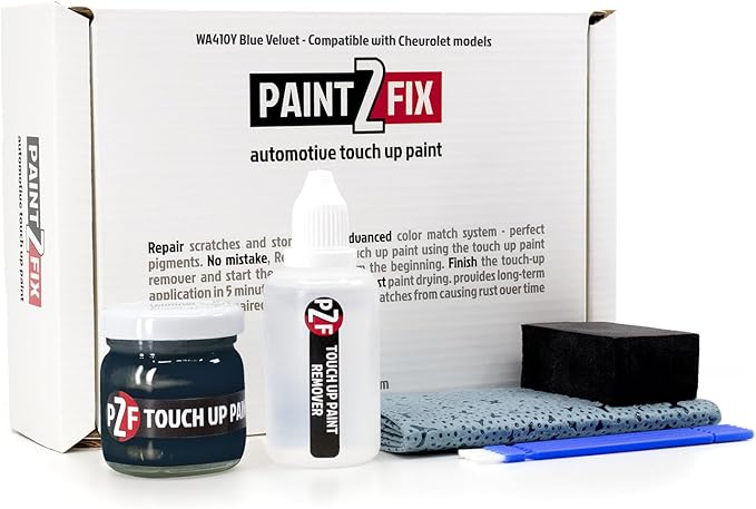 WA410Y Blue Velvet | Old Blue Eyes Touch-Up Paint Kit for Scratches and Chips - Compatible with Chevrolet Models