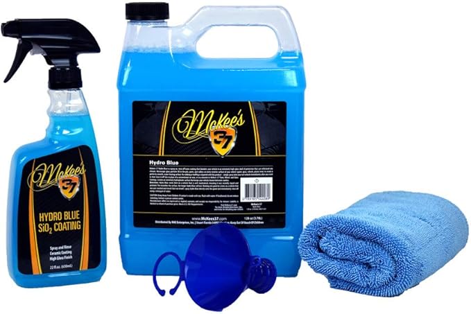 McKee's 37 MK37-HBRK Hydro Blue Sio2 Coating Refill Kit (4-Piece)
