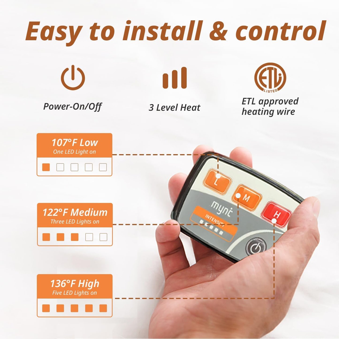 Heated Seat Cover Expanded in Heating Area Winter Seat Cushion for Home Office