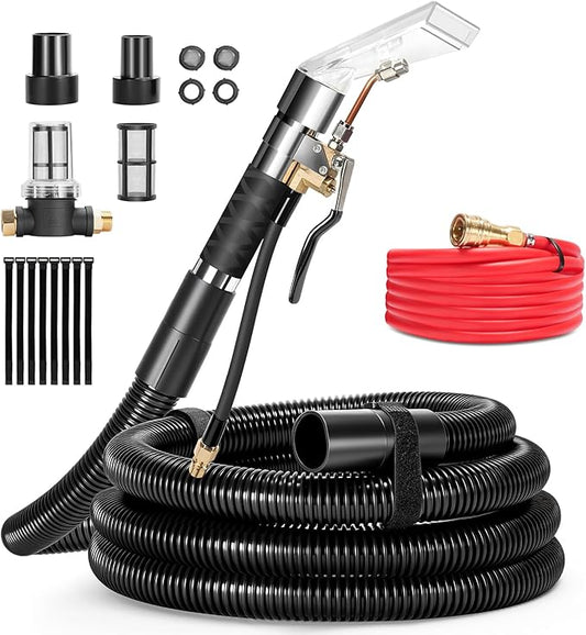 Extractor Attachment Kit for Shop Vac, Rip Clean Extractor Kit with Wand Hose Adapter Fit Carpet Sofa Car Cleaning for Home and Auto
