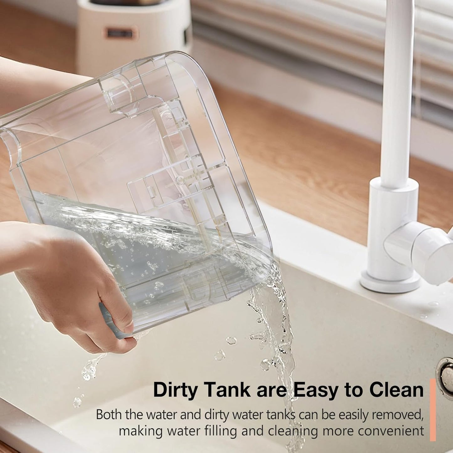 Portable Carpet and Upholstery Cleaner Machine - Multi-Surface Cleaner, Couch & Rug Shampooer with Powerful Suction, Handheld Cleaner for Pets, Spot, Stain, Car & Auto Detailer, 2 Cleaning Tools, Pink