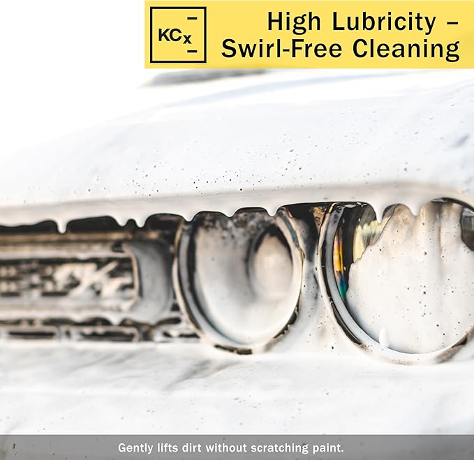 KOCHCHEMIE Gentle Snow Foam - pH Neutral Pre-Cleaning; Works With Foam Cannons & Sprayers; Manual Washing Shampoo; Safe on Existing Wax & Sealed Surfaces; Unique Cherry Fragrance (1 Liter)