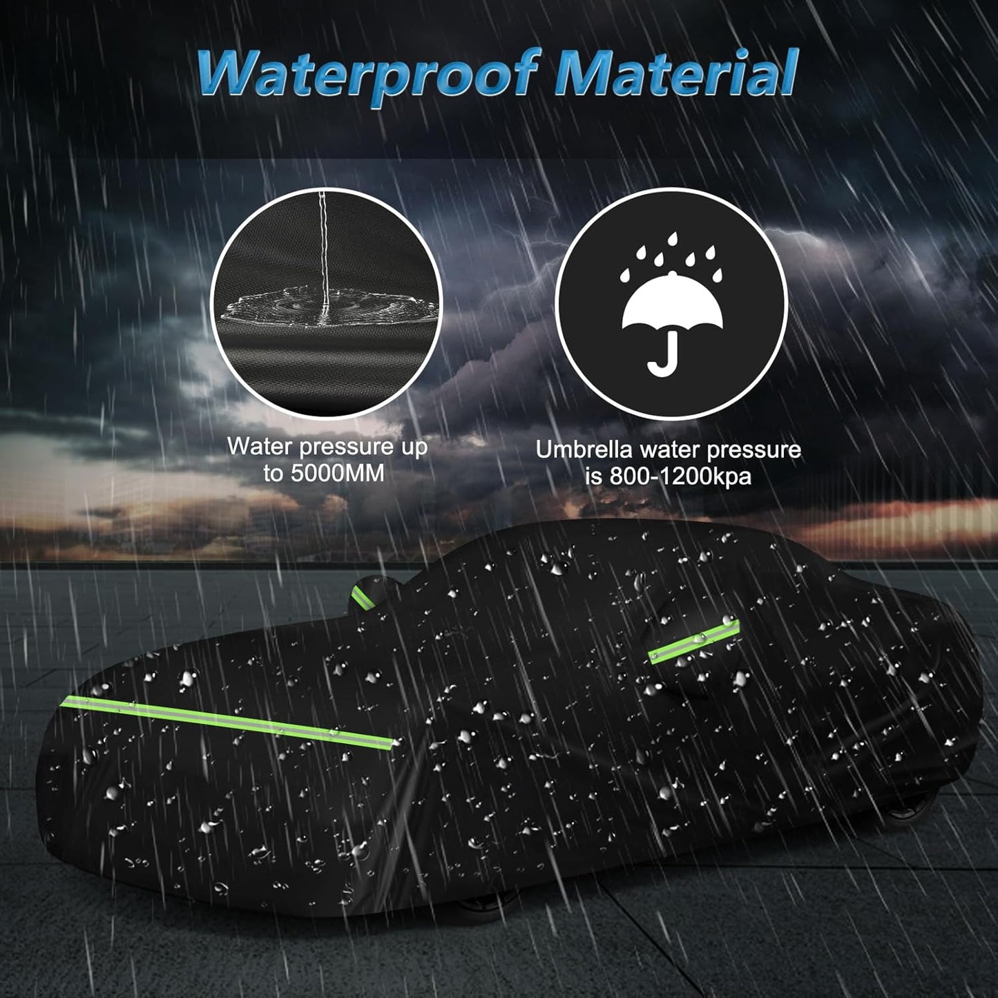 Car Cover for BMW Z4 E85 E86 E89 G29 Z4 M40i Coupe Roadster 2002-2025 Z4 Automobiles, Waterproof 420D Oxford Cover Outdoor Full Car Covers with Zipper Windproof Heavy Duty All Weather (Black)