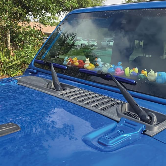 Clix Wipers - Jeep Wrangler & Gladiator (16"/16") Blue Windshield Wiper Blades (All Wrangler & Gladiator Models), All-Weather Replacement Wipers-Set of 2, Includes Quick Connect Clips (1997-2025)