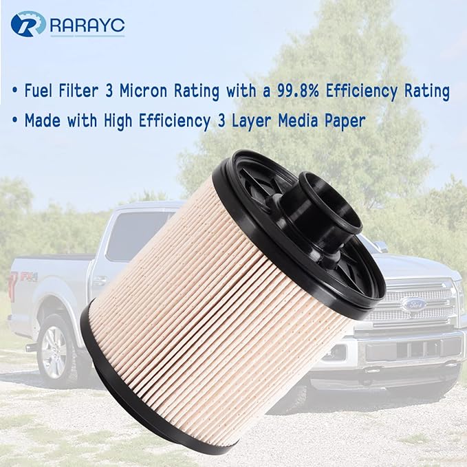 Fuel Filter Element FD-4615 + Oil Filter FL2051S Compatible with 2011-2016 Ford F-250 Super Dury F-350 F450 F550 6.7 Powerstroke