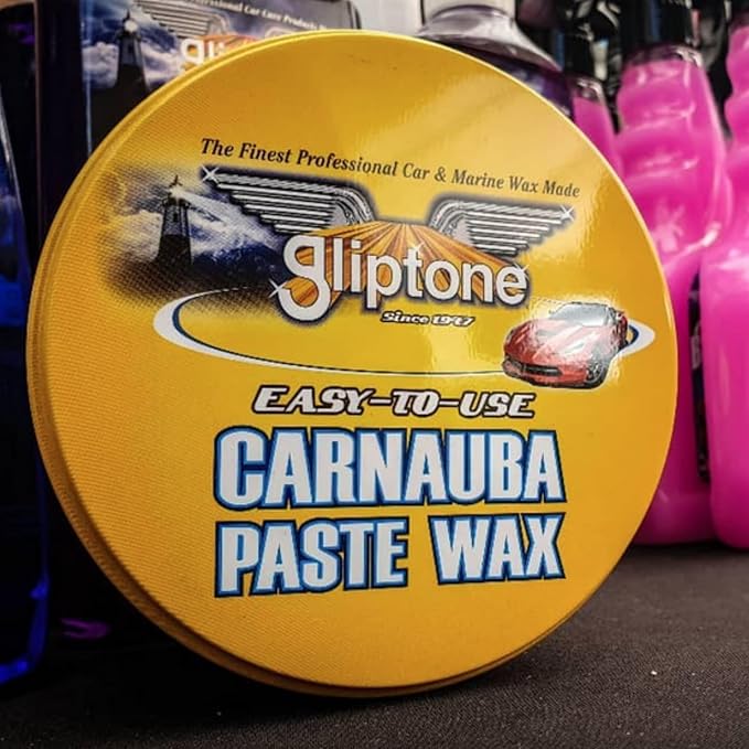 Gliptone Carnauba Paste Wax, Easy-To-Use for Car & Marine, Maximum Surface Protection and Superior Shine