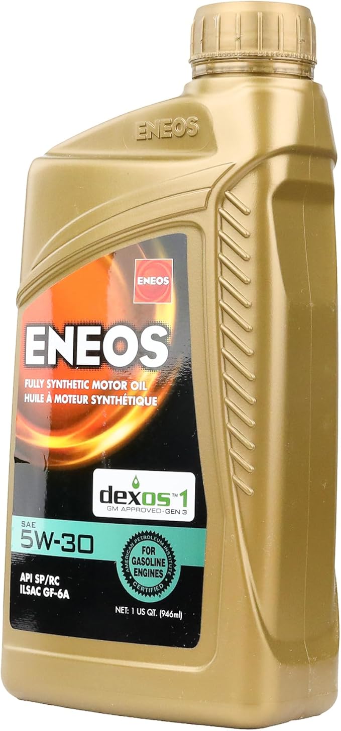 Eneos 3703-300 Full Synthetic Motor Oil, 1 Quart, 1 Pack