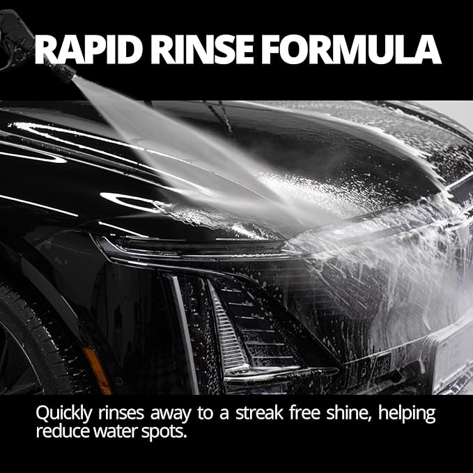 CERAKOTE High Foam Vehicle Shampoo (16 oz) – pH Neutral Premium Car Wash Soap for FoamCannon, SnowFoam, Pressure Washer & Hand Wash – Ceramic Coating Prep & Maintenance – Citrus Scent – Maximum Suds