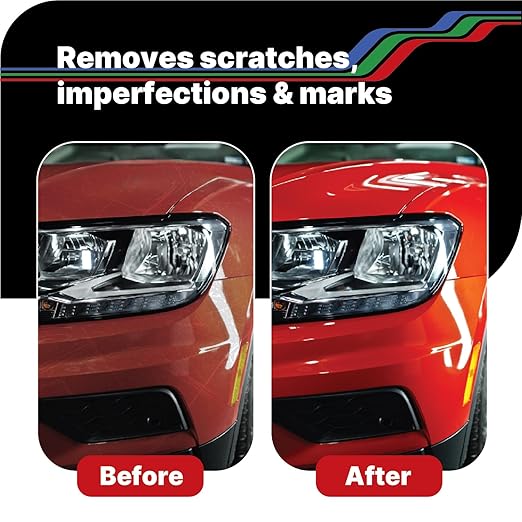 LAUCO Step 3 High Shine Finish Compound, Professional Ultrafine Polish for Automotive Paint, Silicone-Free, Clear Coat Safe Finishing Compound for Deep Gloss and Swirl-Free Reflection