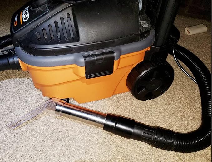 TunaMax Universal Work with All Shop Vacs with 2-1/2" & 1-7/8" & 1-1/4" Three Adapters Clear Extractor Attachment for Carpet Cleaning & Auto Detailing, Extraction Accessory for Wet Vacuum Cleaners