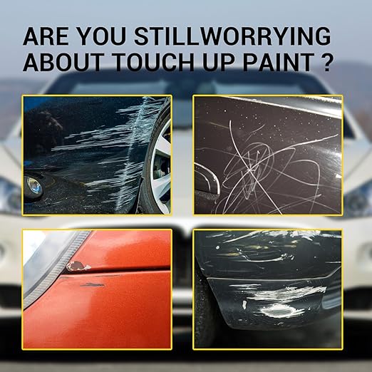 Scratch Remover for Vehicles, Upgrade Car Scratch Remover for Deep Scratches, Car Paint Scratch Repair Scratch Remover Kit with Wipe and Sponge (2pc) ﻿