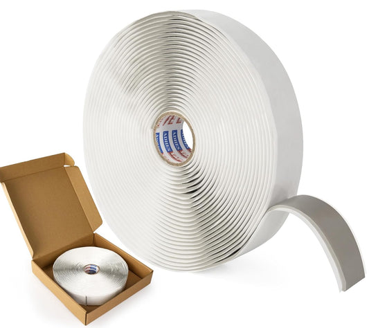 ADHES Premium Butyl Sealant Tape 1" x 30 'x 1/8" Gray Butyl Rubber Sealant Tape for RVs, Vehicles, Marine and Home Repair – Ideal for Headlights, Windows, Doors, and Windshields