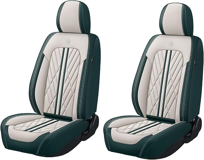 Universal Fit Waterproof Breathable Nappa Leather Automotive Vehicle Car Seat Covers Set Cushion Protector for Sedan SUV