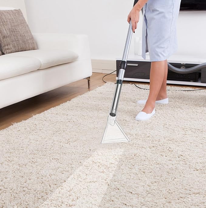 Shop Vac Extractor Attachments with 2-1/2" & 1-7/8" & 1-1/4" Three Adapters Auto Detailing Vacuum Head Extraction Wet Dry Vacuum Vac Extractor Attachment for Upholstery Carpet Car Detailing