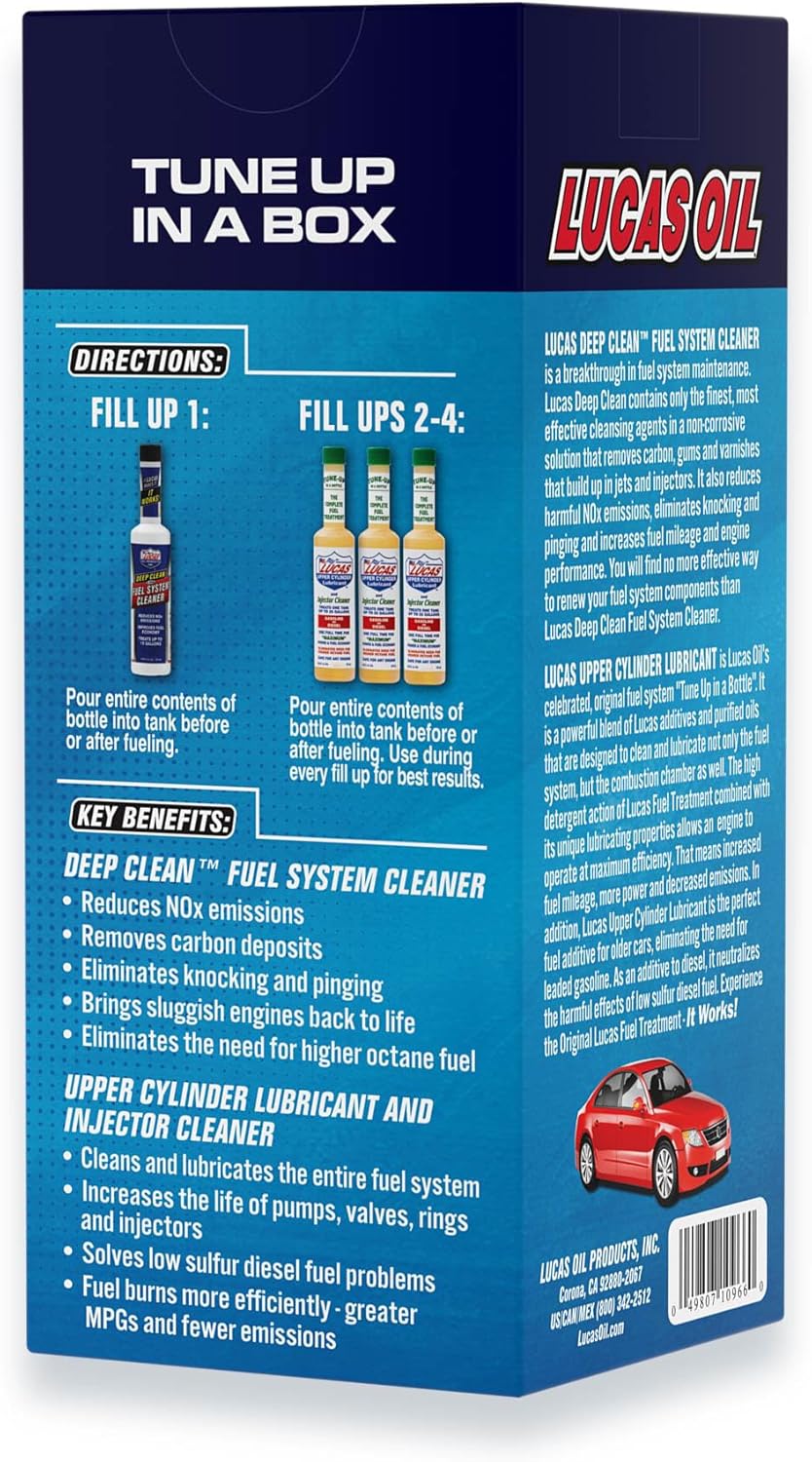 Lucas Oil 10966 Complete Fuel System Renewal Kit (Pack of 6)