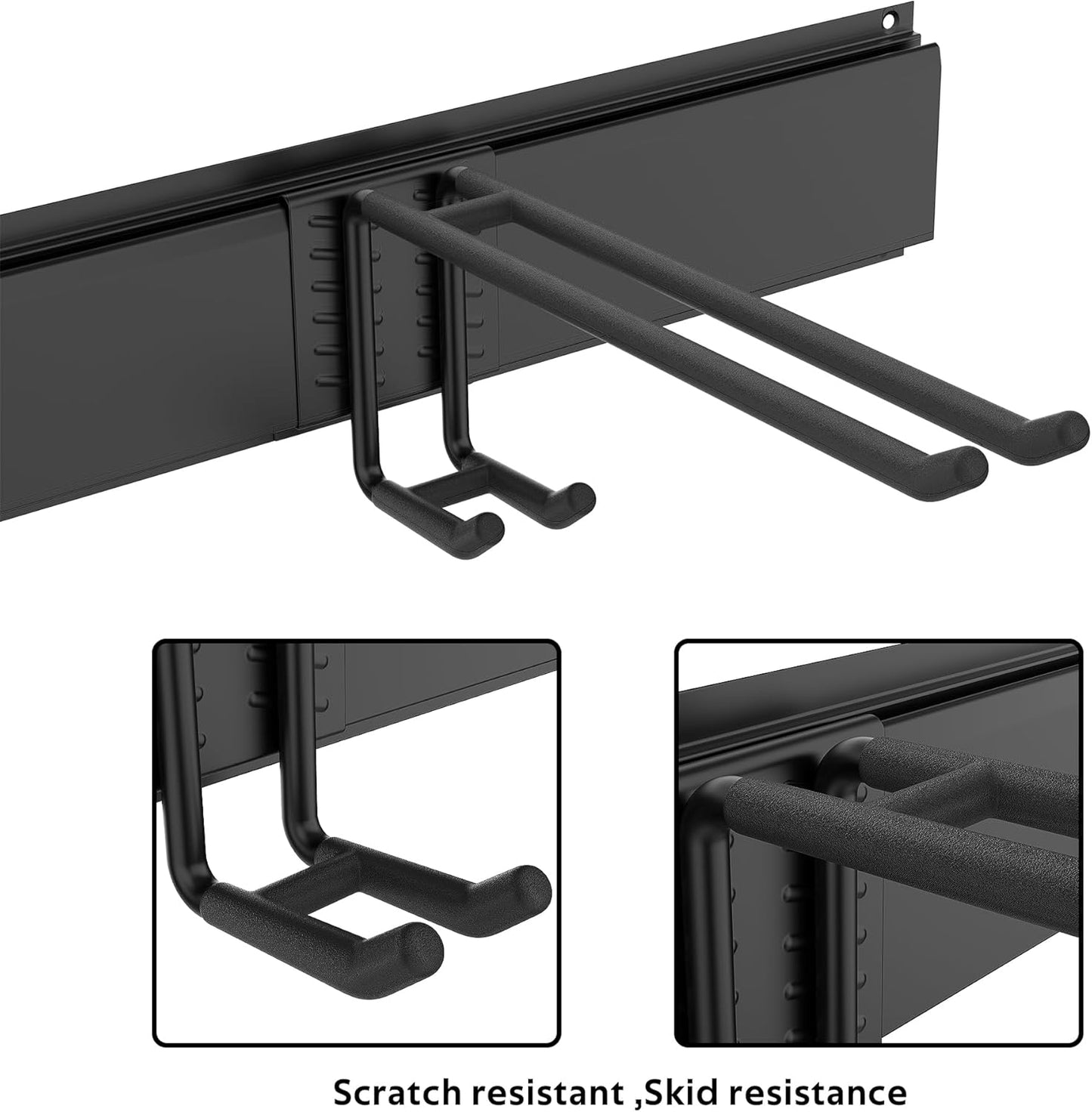 Ultrawall Ski Rack, Wall Mounted Ski Storage for Garage Storage Organizer System, 10 Pairs of Skis Holder for Home Shed, Holds Up to 300lbs
