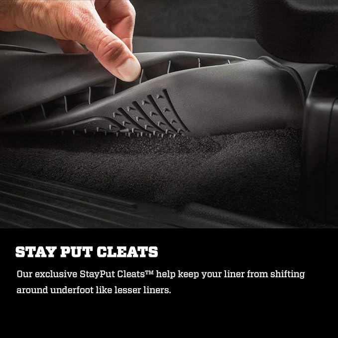 Husky Liners X-act Contour Floor Mats | Fits 2018-2025 Honda Odyssey | 2nd Row, 1-pc Black - 52981