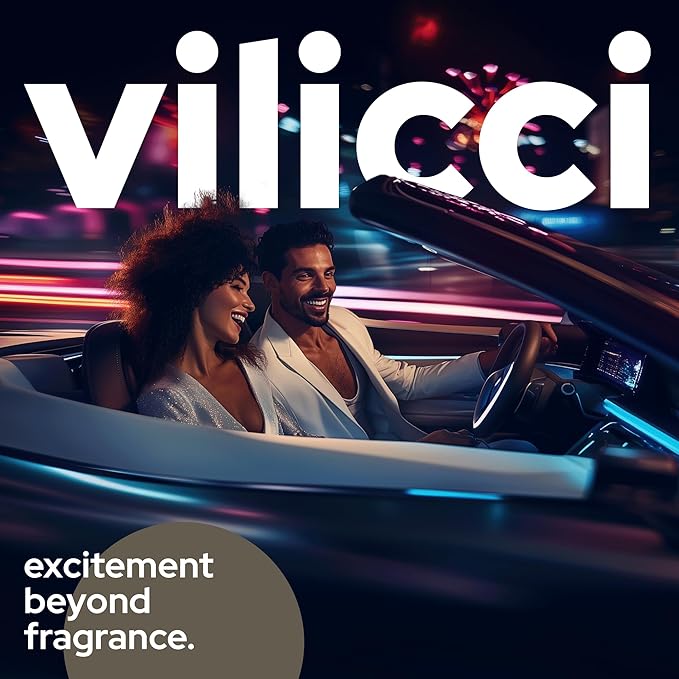 Vilicci Tobacco Vanilla Car Air Freshener – Premium Auto Perfume & Car Diffuser | Sophisticated & Timeless Scent | Long-Lasting Up to 120 Days | Odor Eliminating | Vegan, Cruelty-Free Car Perfume