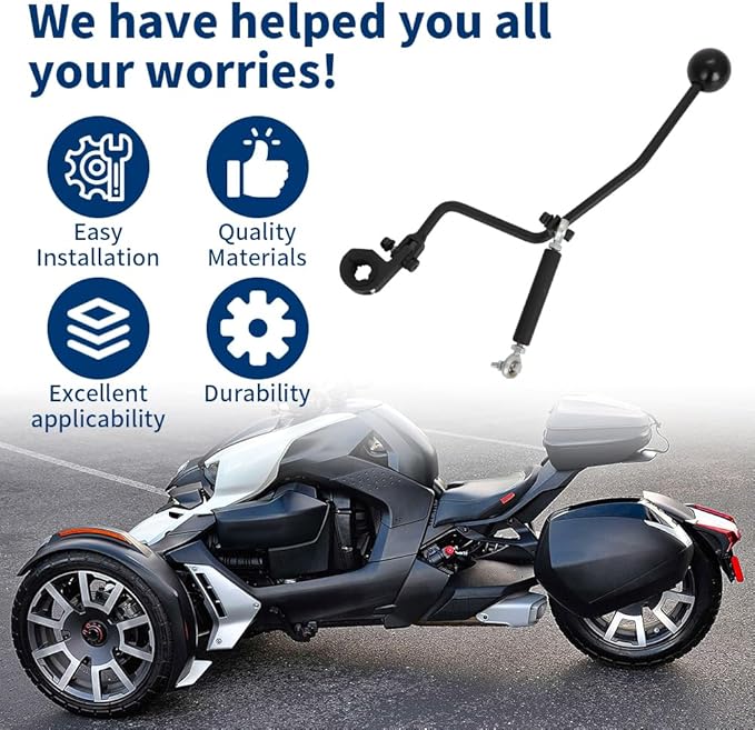 Hand Shifter for Cam Am Ryker 900 Models Forward/Reverse Shifter Kit Aluminum